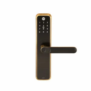Yale Zuri S (Antique Bronze) - Smart Lock with 5 way unlocking (Fingerprint, PIN, RFID, Manual Key and Built-in Bluetooth to Access through Home App)